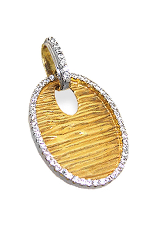 colgante oro bicolor con circonitas modelos moderno e innovador 100_11187