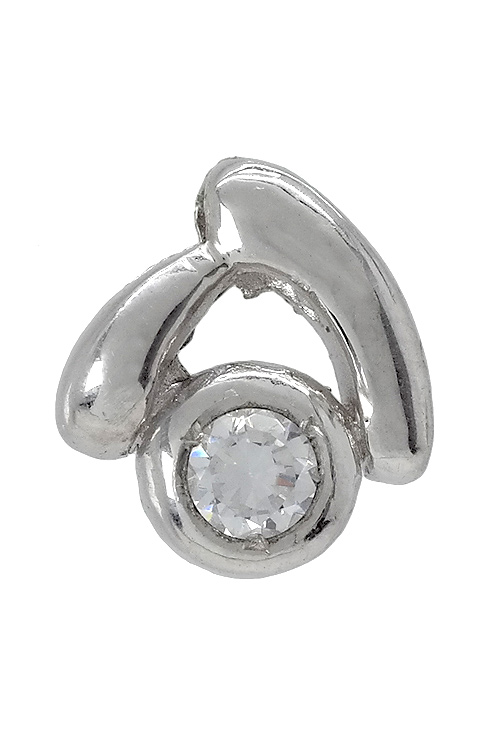 Colgante oro blanco de ley. dije con circonitas - foto 1 - rfcia.044_5196