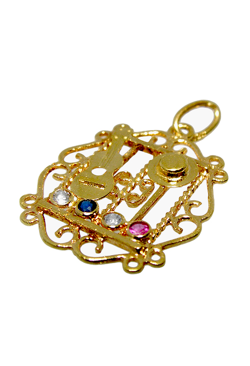 Colgante oro, reja andaluza Referencia - foto 1 - rfcia.005_07093-1