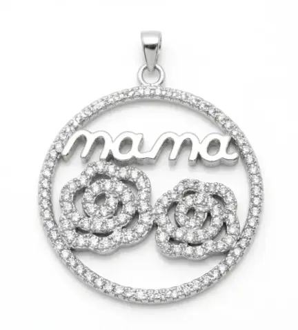 colgante plata mama dia de la madre 265 378 c 4
