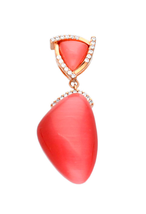 Colgante plata ley dije con piedras rfcia.252_SP0884