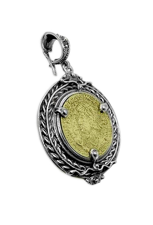 colgante de plata con moneda 251_11e0414