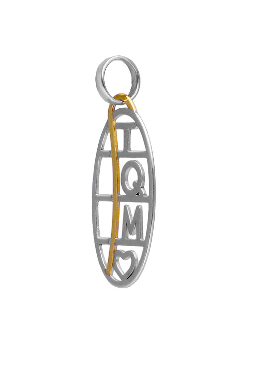 colgante oro bicolor 18 kilates para enamorados san valentin TQM fotografia lateral para parrilla web el rubi joyeros