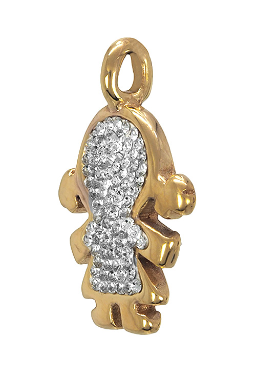 colgante oro amarillo 18 ktes con forma de niña vista oblicua precio barato joyeria online 243_467-00038_01