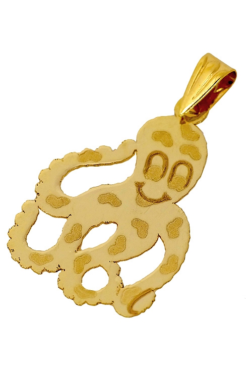 colgante oro amarillo 18 ktes pulpo imagen AB 120_62067_01