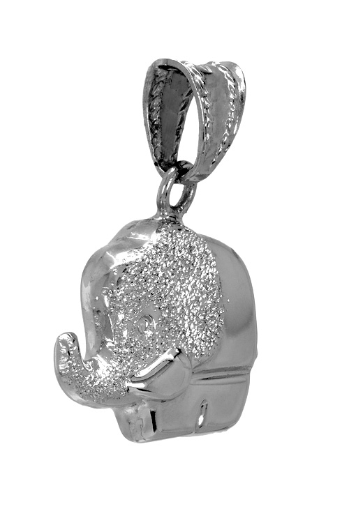 colgante oro blanco 18 ktes cara mate y brillo 003_0071CG vista lateral