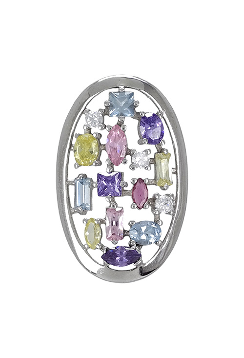 Colgante oro blanco con cuarzos de color frontal 170_007792OB_04