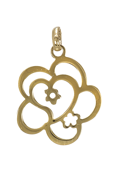 Colgante oro 1ª ley 750 mmas. (18 k.) dije sin piedras oro amarillo rfcia.243_000-04147