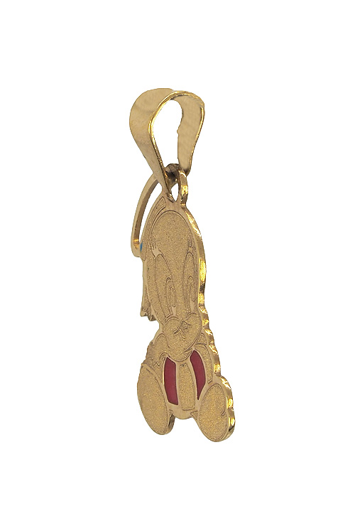 colgante oro piolin esmaltado precio muy barato joyeria online 197_0620_01