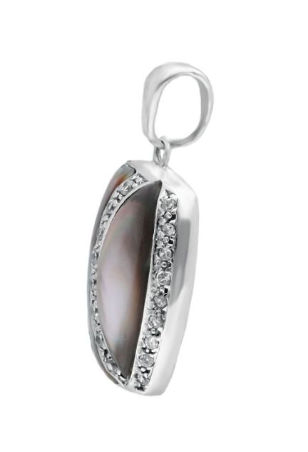 colgante plata nacar negro y circones foto lateral 132_10036_01