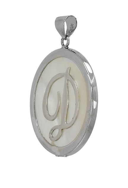 Colgante plata y nácar inicial D venta online joyas de mujer 260_138052-D