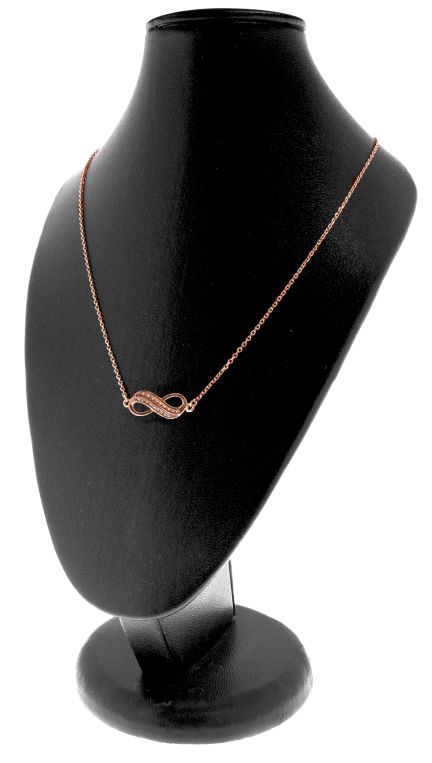 Collar plata de ley chapada, simbolo infinito - foto 04 - rfcia 022_11406-R-G
