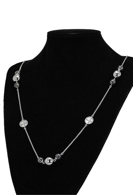 collar de plata emporio armani 90 cm a precio de liquidacion foto en peto eg1623