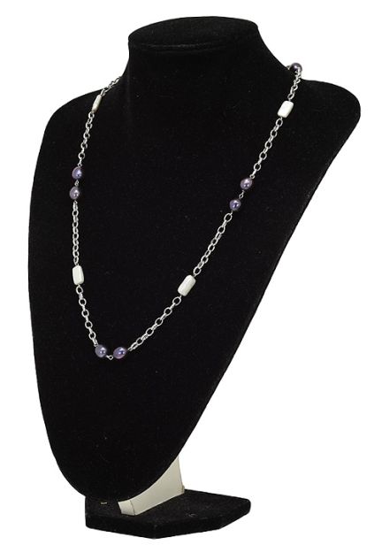 Collar plata ley con perlas negras y blancas 224_PS070244N-55817