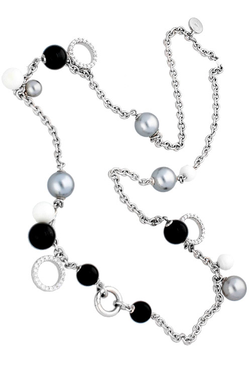 collar plata de ley perlas y circonitas marca tisento a precio de ocasion foto completa 198_3560PG_01