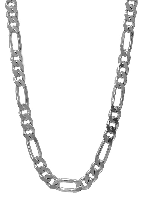 collar plata eslabones 3x1 precio muy barato foto frontal 126_BP(1-3)200-60