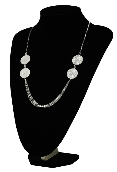 Collar de plata con monedas. 200_10173-4-55803