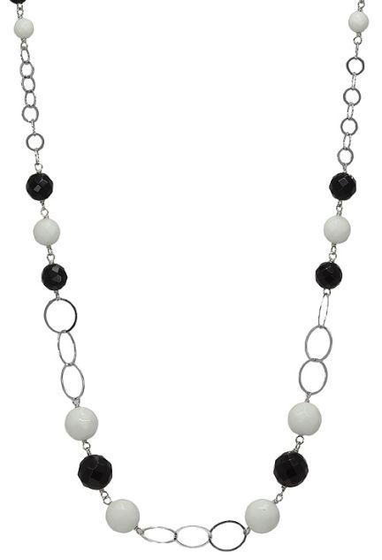collar plata ley entrepiezas agatas blancas y negras 079_CN-CD8-F50808