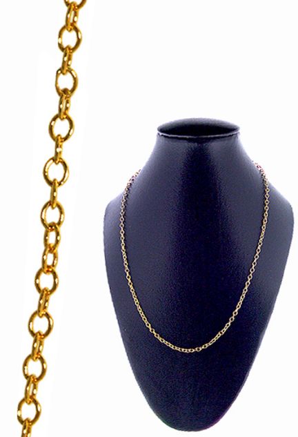 Collares y Gargantillas chapada oro amarillo mujer - foto 3 - rfcia.015_0019