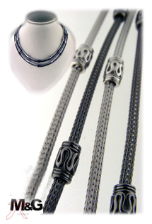 Collares y Gargantillas plata ley hasta 45 cm sin piedras rfcia.097_F024-234