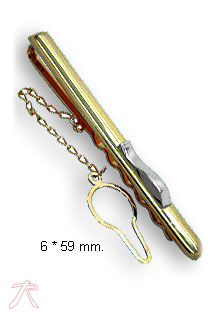 Pisacorbatas de oro bicolor 18 ktes. 146_6004-A