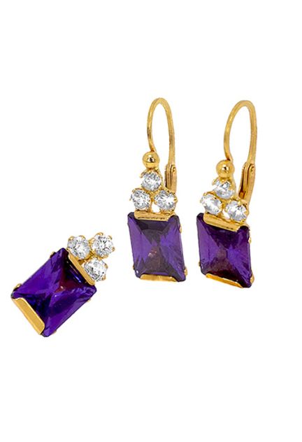 Conjunto oro. pendientes y colgante - foto 1 - rfcia.057_08916