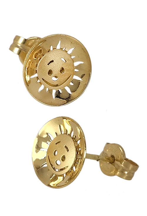 conjunto de pendientes y colgante modelo sol foto pendientes 095_440404-412_01