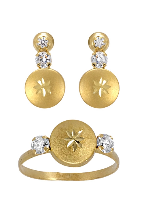 conjunto oro amarillo 18 ktes para niña 1ª comunión 042_P4-661PS