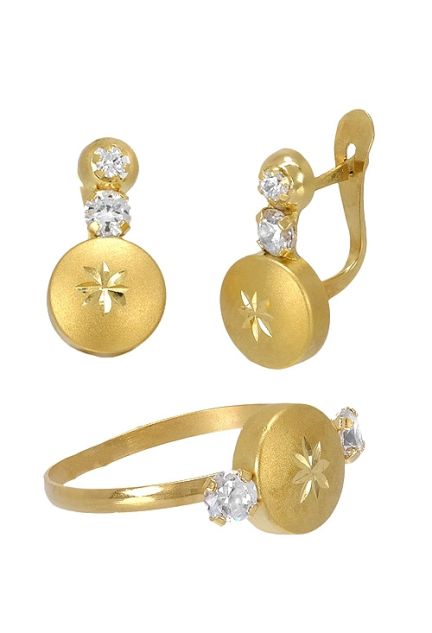 conjunto oro amarillo 18 ktes para niña 1ª comunión foto 2 042_P4-661PS_03