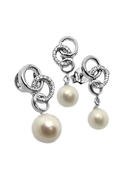 Conjunto plata ley pendientes y colgante rfcia.271_PJUE129