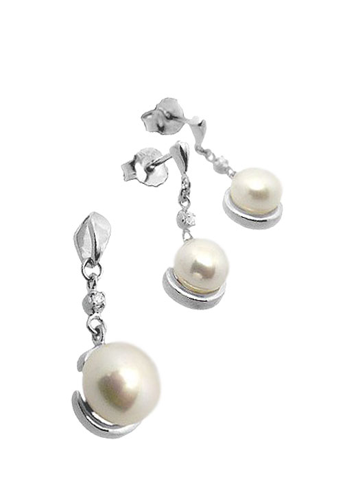 Conjunto plata ley pendientes y colgante rfcia.271_PJUE131