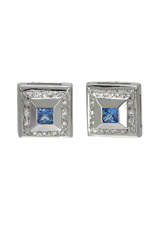 conjunto sortija y pendientes oro blanco con topacios azules vista detalle pendientes 141_2211-B1_04