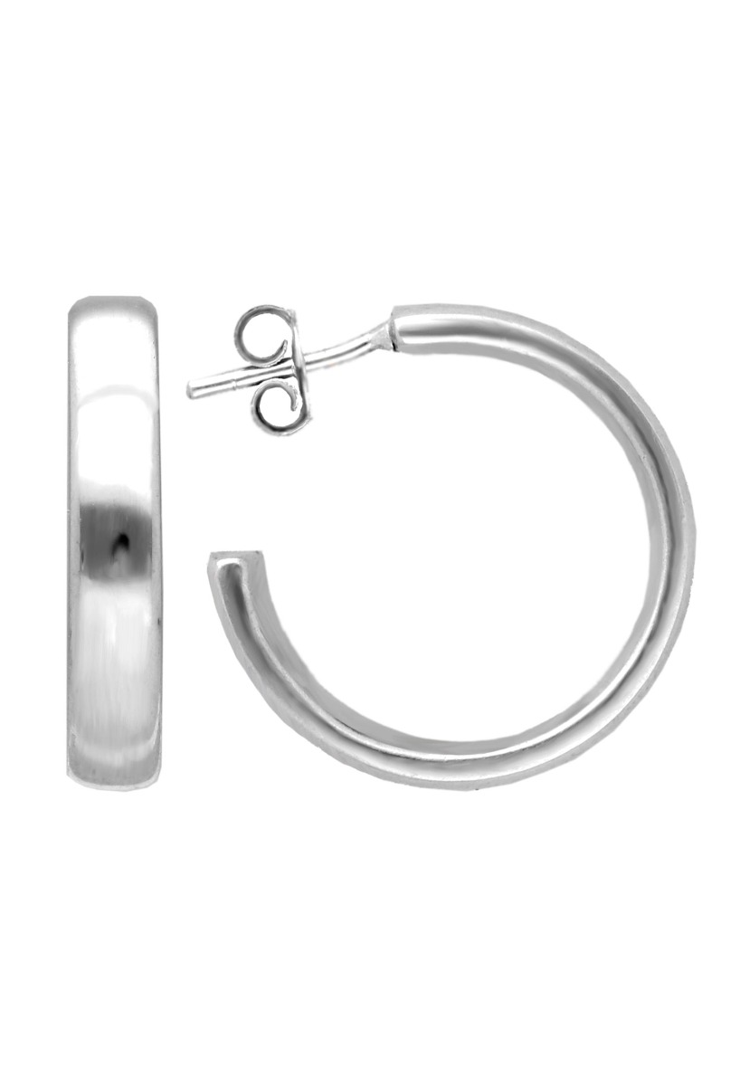 pendientes de plata criollas macizas con sistemas de presion foto principal para web el rubi joyeros