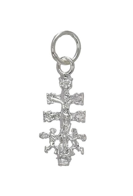 Cruz de CARAVACA en plata para comuniones 240_CARA-1 a precios baratos