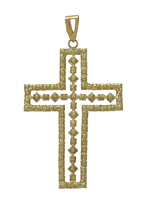 cruz de oro amarillo 18 ktes con circonitas vista trasera 019_5527-R_02