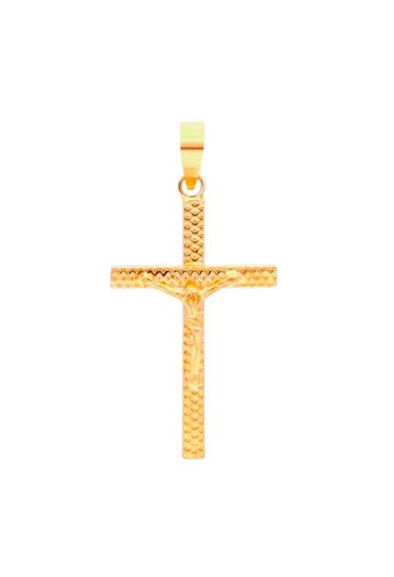 Cruz oro, sin piedras con Cristo R - foto 3 - rfcia.002_6102CR