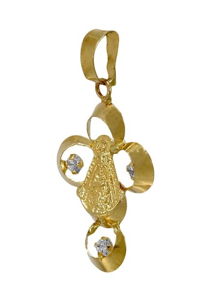 cruz oro 18 ktes Virgen del Rocio foto 02 146_C125