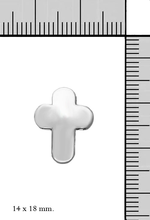 cruz oro blanco 18 kilates brazos redondeados foto con medidas 083_AURYGEM054_M