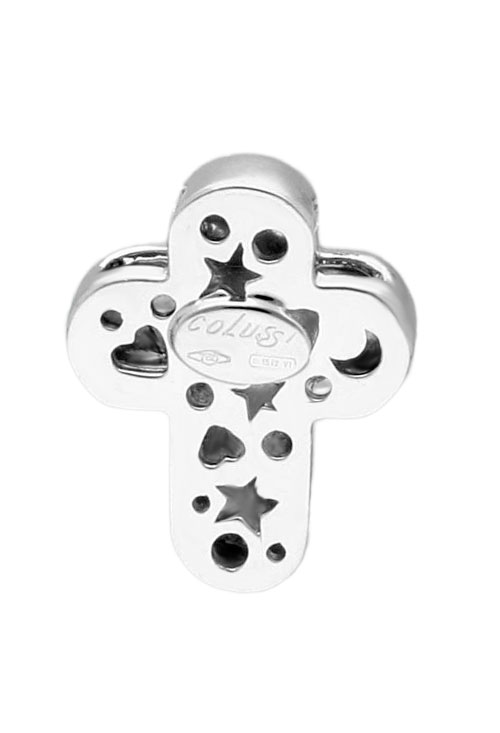 cruz oro blanco 18 kilates brazos redondeados foto parte trasera 083_AURYGEM054_02