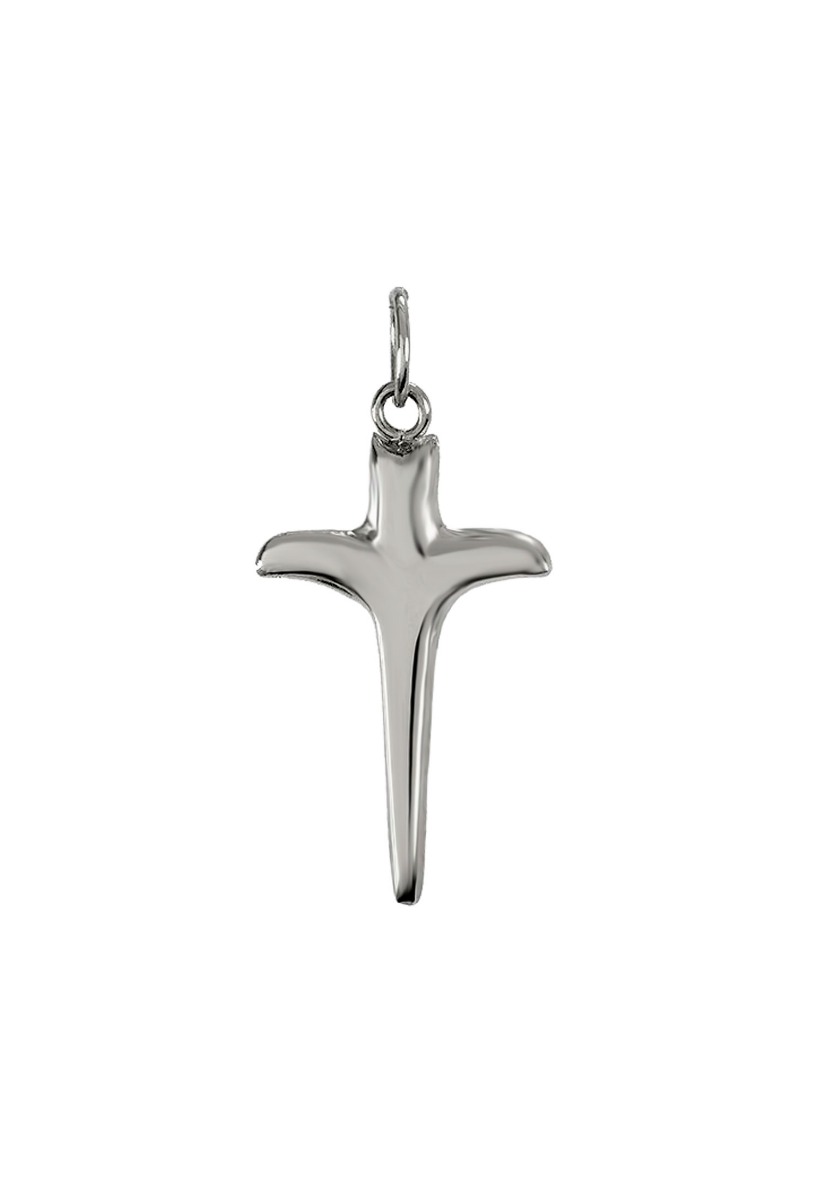 cruz oro blanco 18 ktes vista frontal