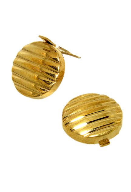 Cubrebotones de oro amarillo 18 ktes - foto 1 - rfcia.025_E-00165