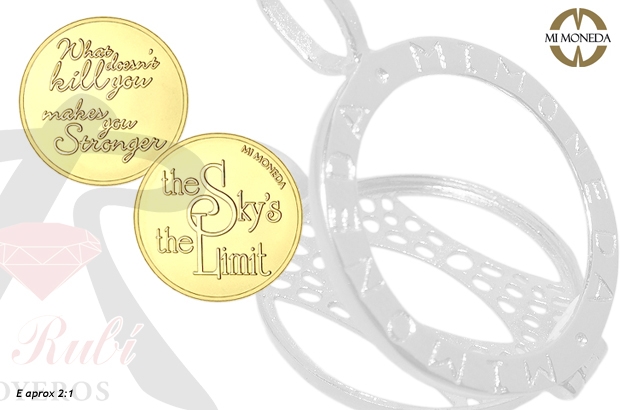 Disco Mi Moneda oportunidad outlet joyería 039_MON-SKY-02-S foto B