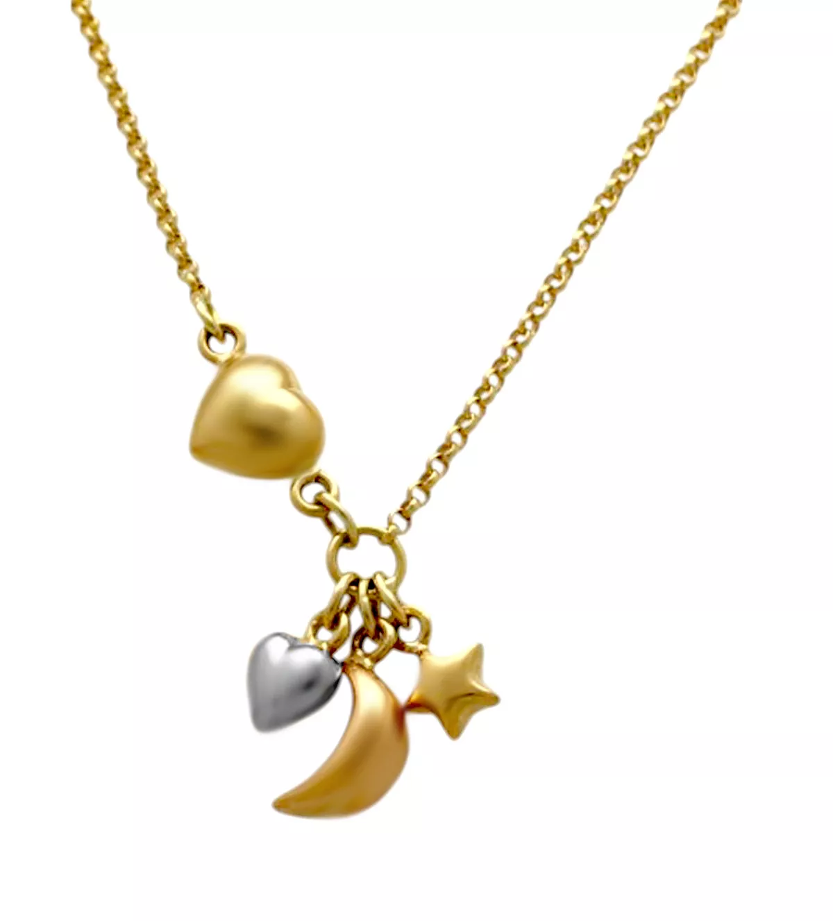 gargantilla de oro motivo trilogia cosmica