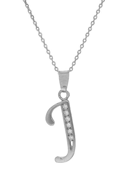 gargantilla de plata inicial J vista detalle 022_CON77007-J