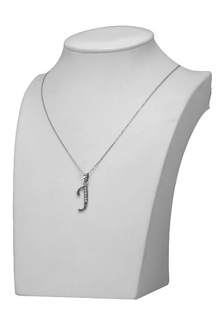 gargantilla de plata inicial J vista expositor 022_CON77007-J_01