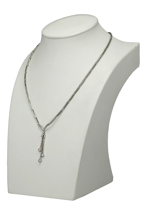 gargantilla oro blanco con diamantes precio con descuento en peto160_0110140_01