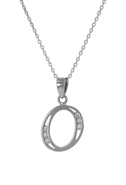 gargantilla plata inicial O vista detalle motivo 022_CON77007-O