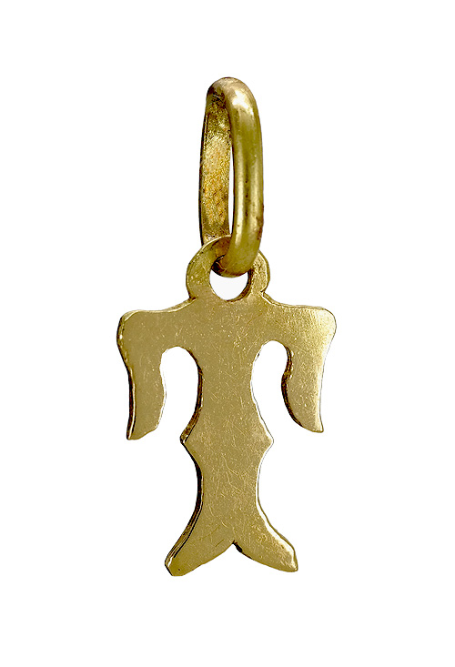 inicial de oro amarillo 18 kilates letra T 173_INSIT