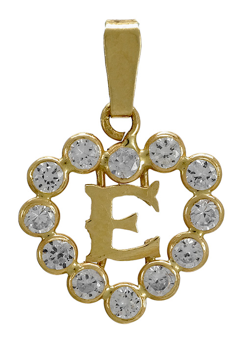 colgante oro amarillo inicial E 141_01141E_01