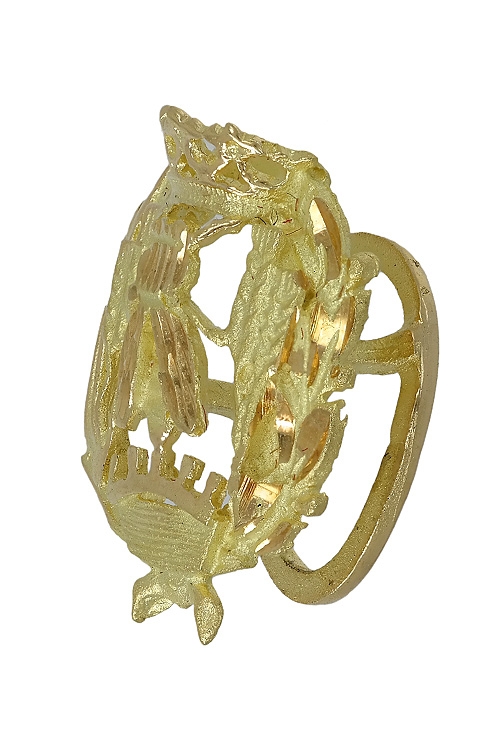 insignia oro amarillo 18 ktes economicas para ojal de americana foto lateral 037_Y4061_01